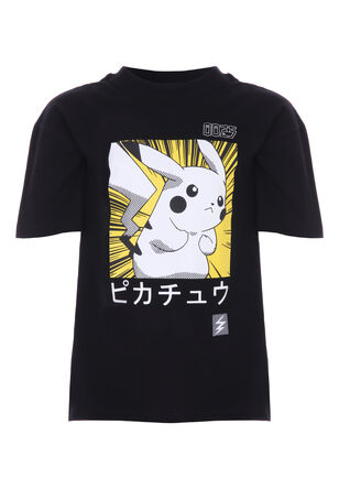 Older Boy Black Pokémon T-Shirt