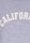 Womens Grey California Slogan Sweatshirt