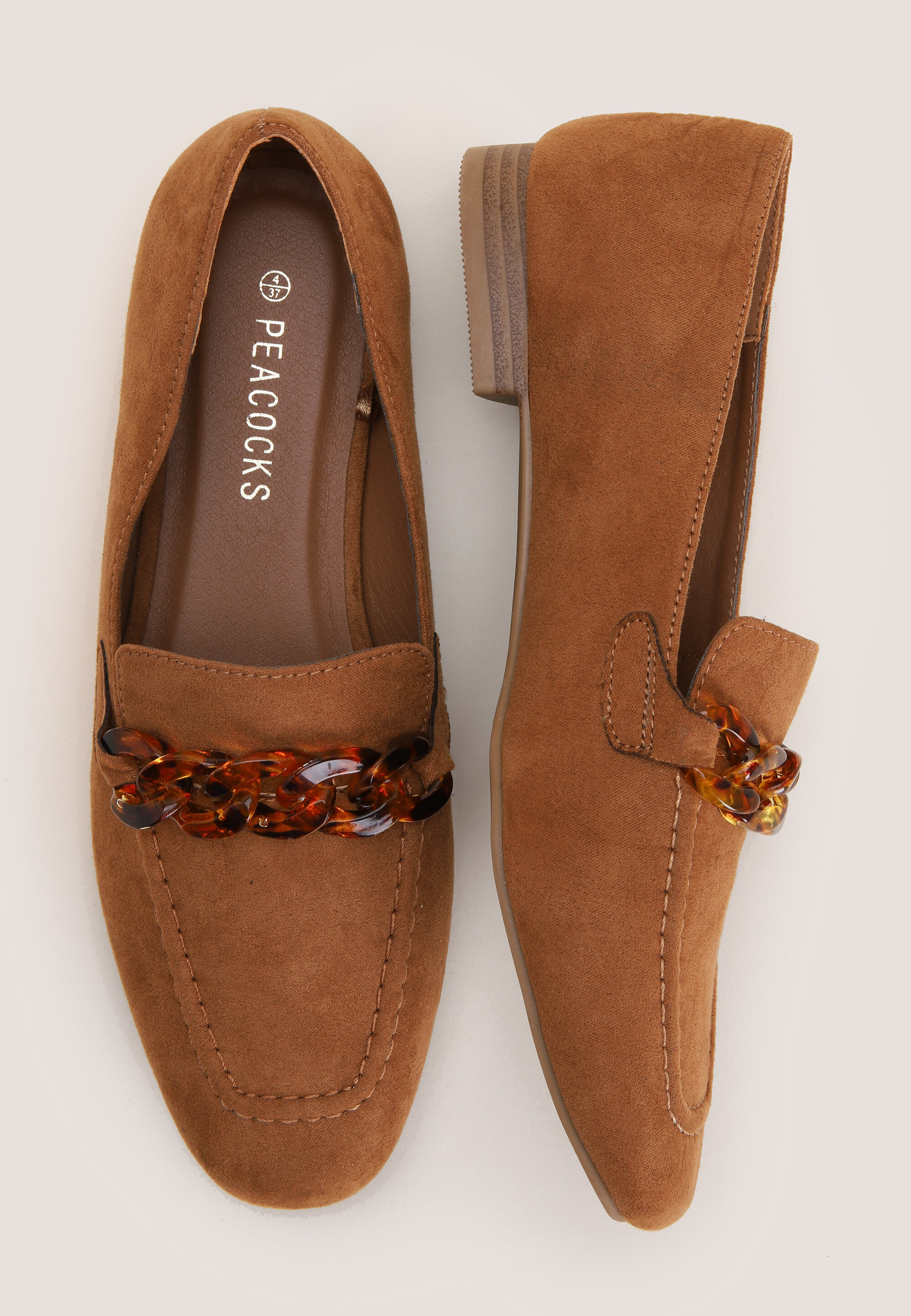Chain loafers womens clearance