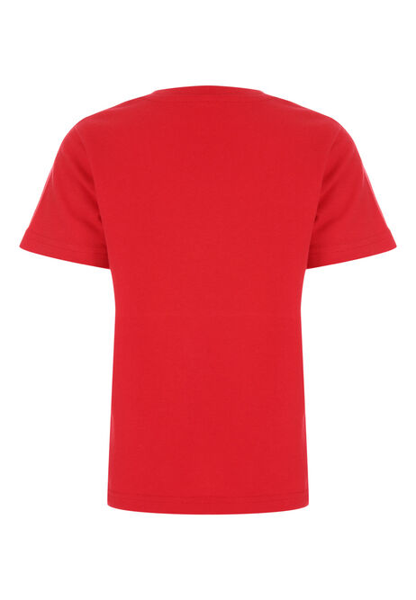 Younger Boys Red Cool Cymru T-Shirt Wales
