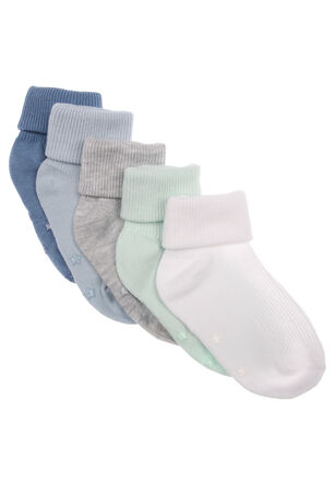 Baby Boy Assorted Plain Ankle Socks