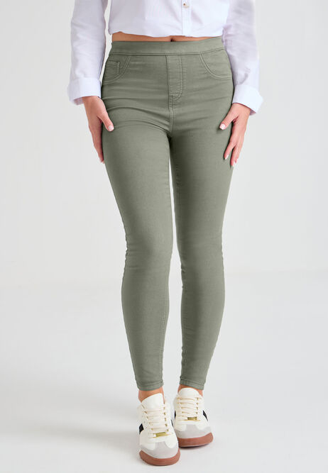 Womens Khaki Kate Shaper Jeggings
