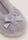 Womens Grey Fluffy Ballerina Slippers