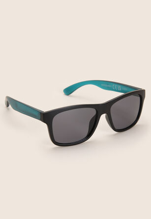 Boys Blue & Black Retro Sunglasses