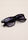 Mens Black Plain Basic Retro Sunglasses