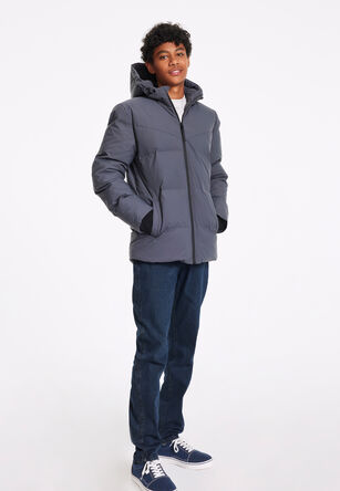 Older Boys Grey Padded Jacket