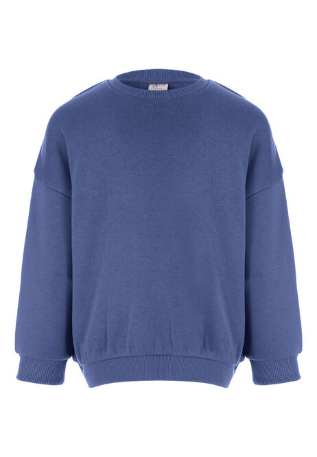 Younger Boys Blue Oversized Sweater