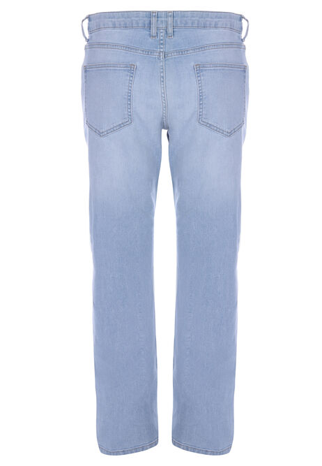 Mens Light Blue Ollie Straight Leg Jeans