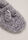 Womens Grey Sherpa Ballerina Slipper Socks