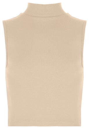 Older Girls Stone Turtle Neck Top