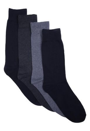 Mens 7pk Navy Basic Socks
