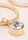 Womens Gold Circle Diamante Drop Earrings