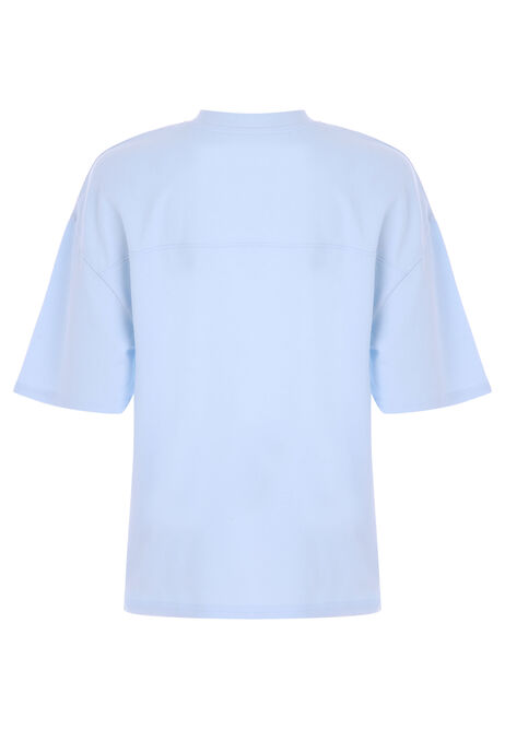 Older Boys Light Blue Relaxed Fit Tee