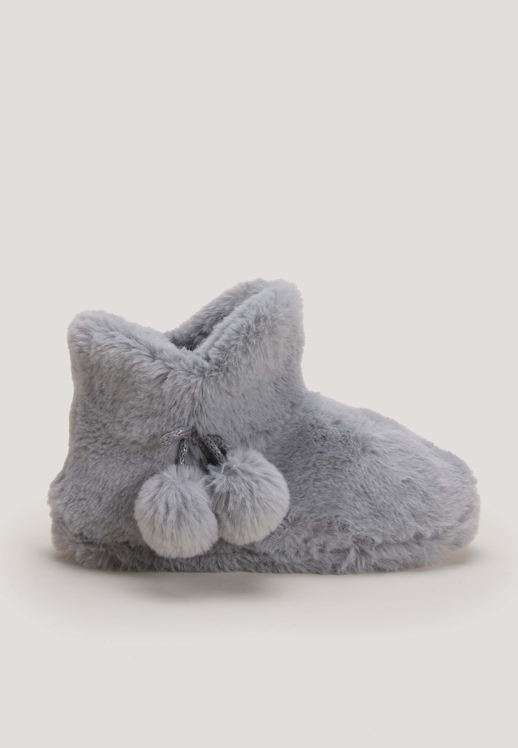 Pom pom slipper boots deals