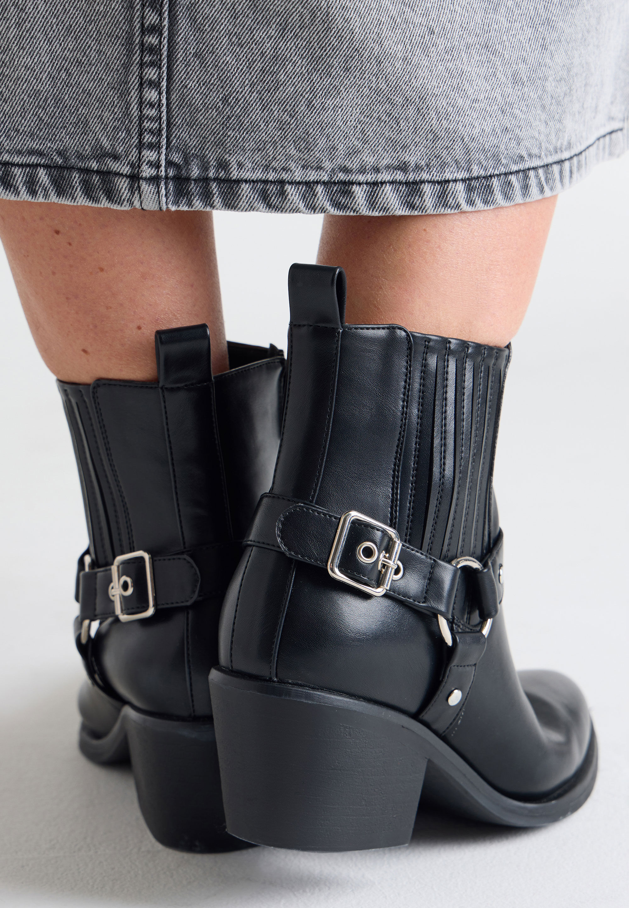 Womens buckle boots on sale