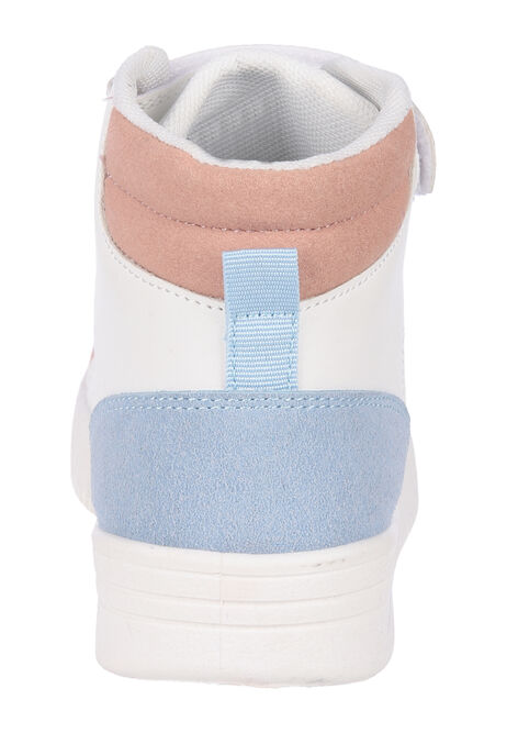 Younger Girls Colour Block High-Top Trainers
