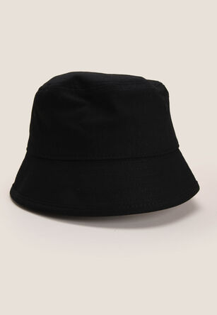 Older Boys Black Bucket Hat