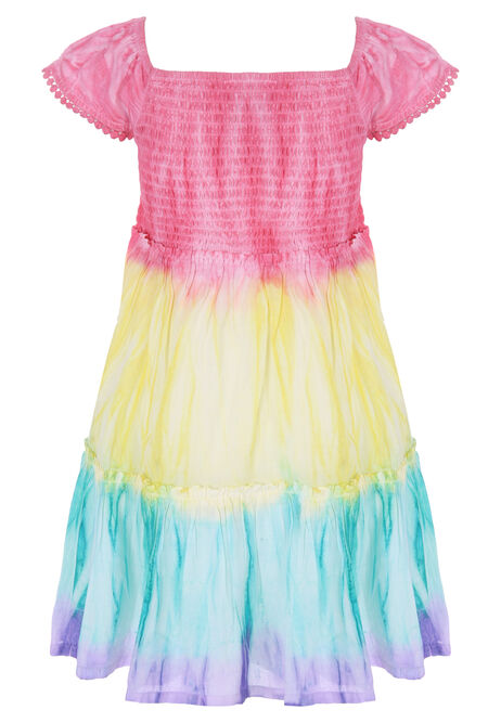 Younger Girl Woven Rainbow Dress