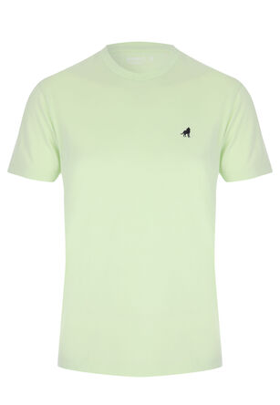 Mens Lime Green Basic T-Shirt