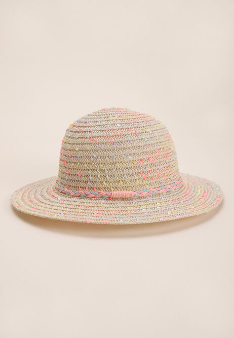 Younger Girls Straw Sun Hat