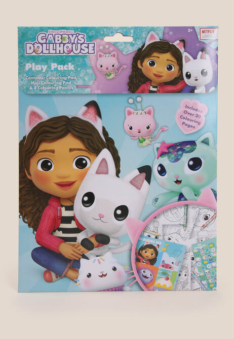 Girls Gabby Assorted Blue Colouring Book