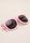 Girls Pink Plain Retro Sunglasses