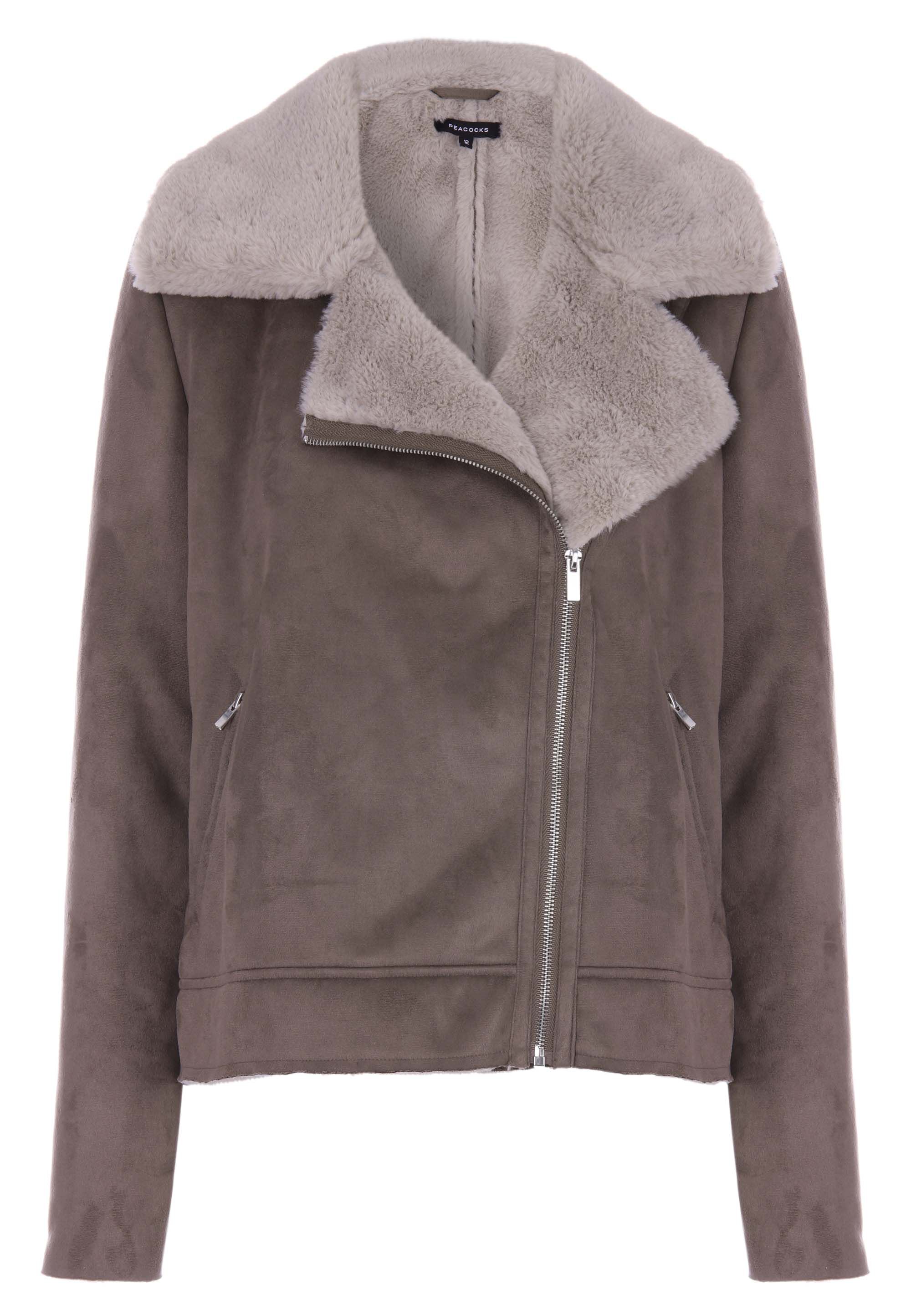 Mint velvet grey aviator jacket clearance