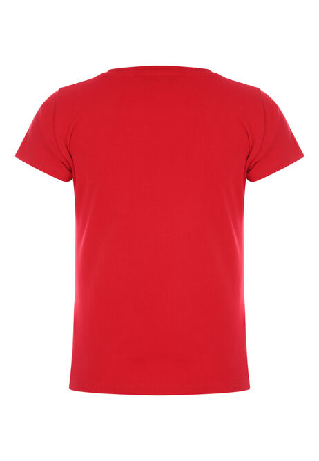 Older Girls Red Welsh T-shirt