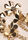Womens Gold Big Flower Drop Earrings