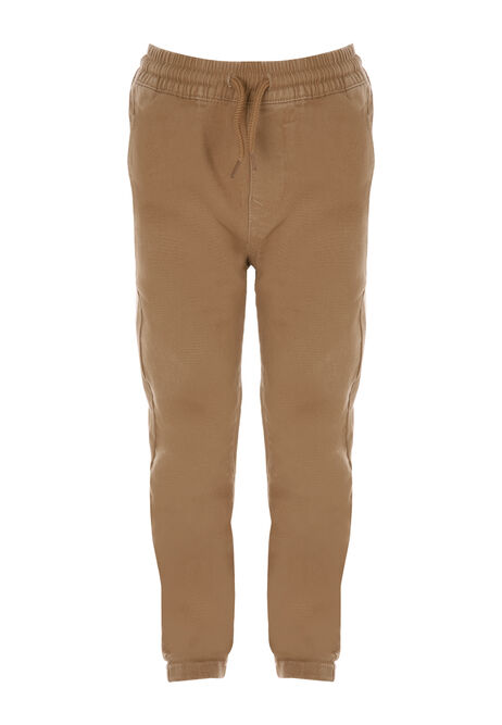 Younger Boys Plain Stone Chino Trousers