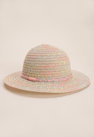 Younger Girls Straw Sun Hat