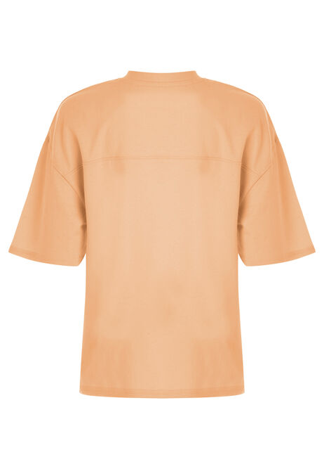 Older Boys Orange Relaxed Fit Tee