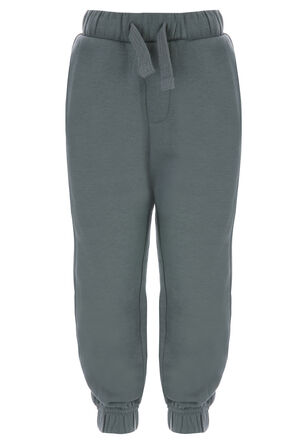 Younger Boys Green Plain Joggers