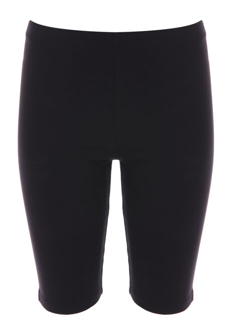 Older Girls 2pk Black Cycling Shorts