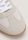 Womens Beige & White Casual Retro Jogger Trainers
