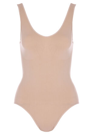 Womens Plain Nude Smoothing Body Suit