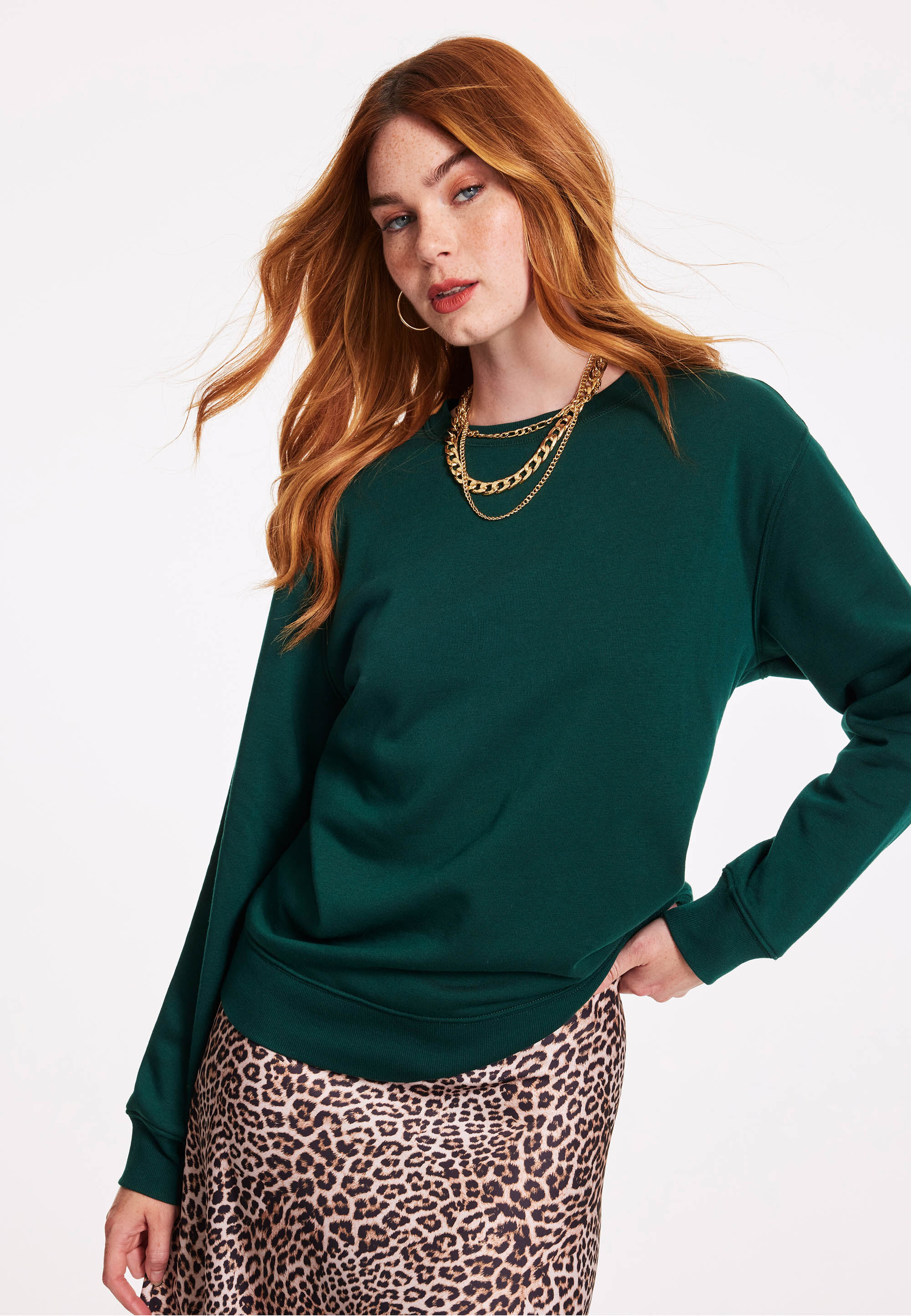 Women's round neck sweatshirts new arrivals