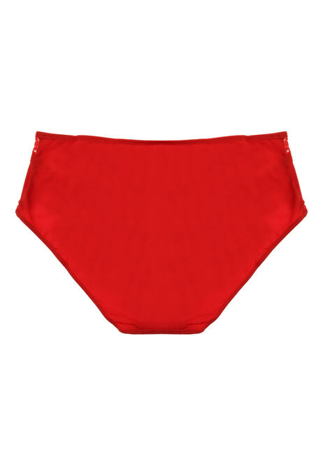 Dorina Womens Red Lace Celine Midi Briefs