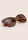 Womens Brown Tortoise Print Cats Eye Sunglasses