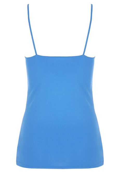 Womens Cobalt Blue Stretch Cami Vest