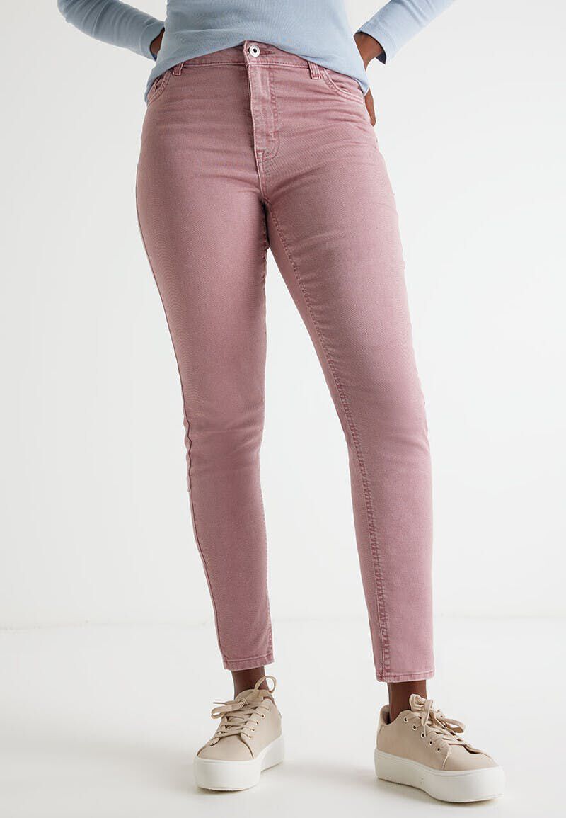 Womens Pink Alexa Skinny Jeans