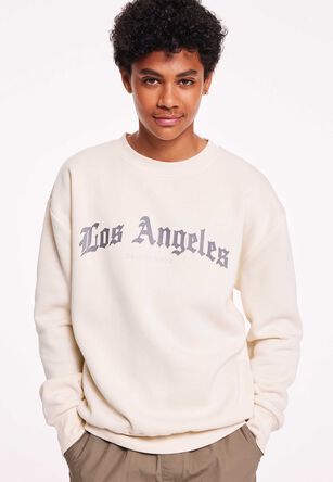 Older Boys Ecru Los Angeles Sweatshirt 