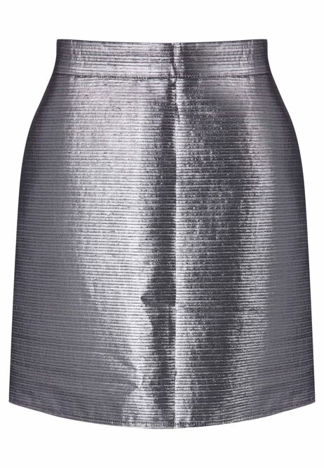 Womens Metallic Mini Skirt | Peacocks