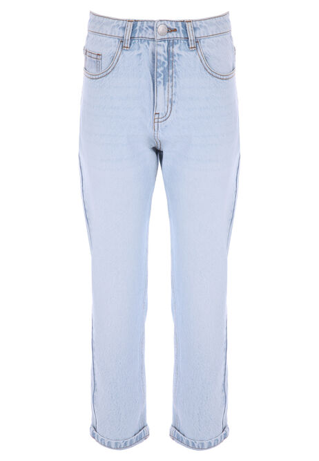 Older Boys Light Blue Tapered Jeans