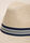 Mens Neutral Stripe Panama Hat