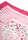 Womens 4pk Pink Stripe Mini Briefs