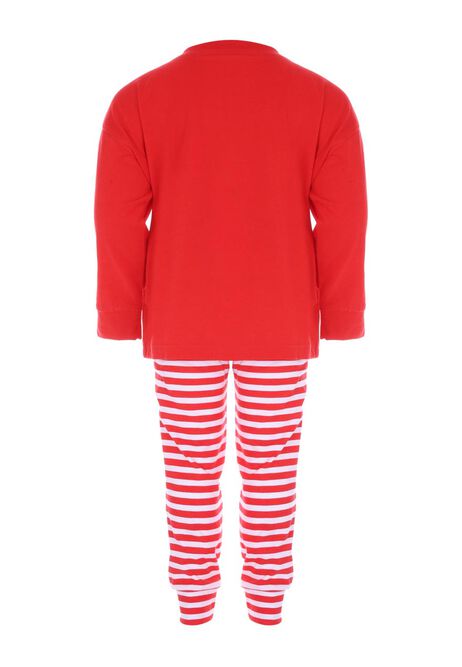 Girls Red Santa Family Christmas Pyjama