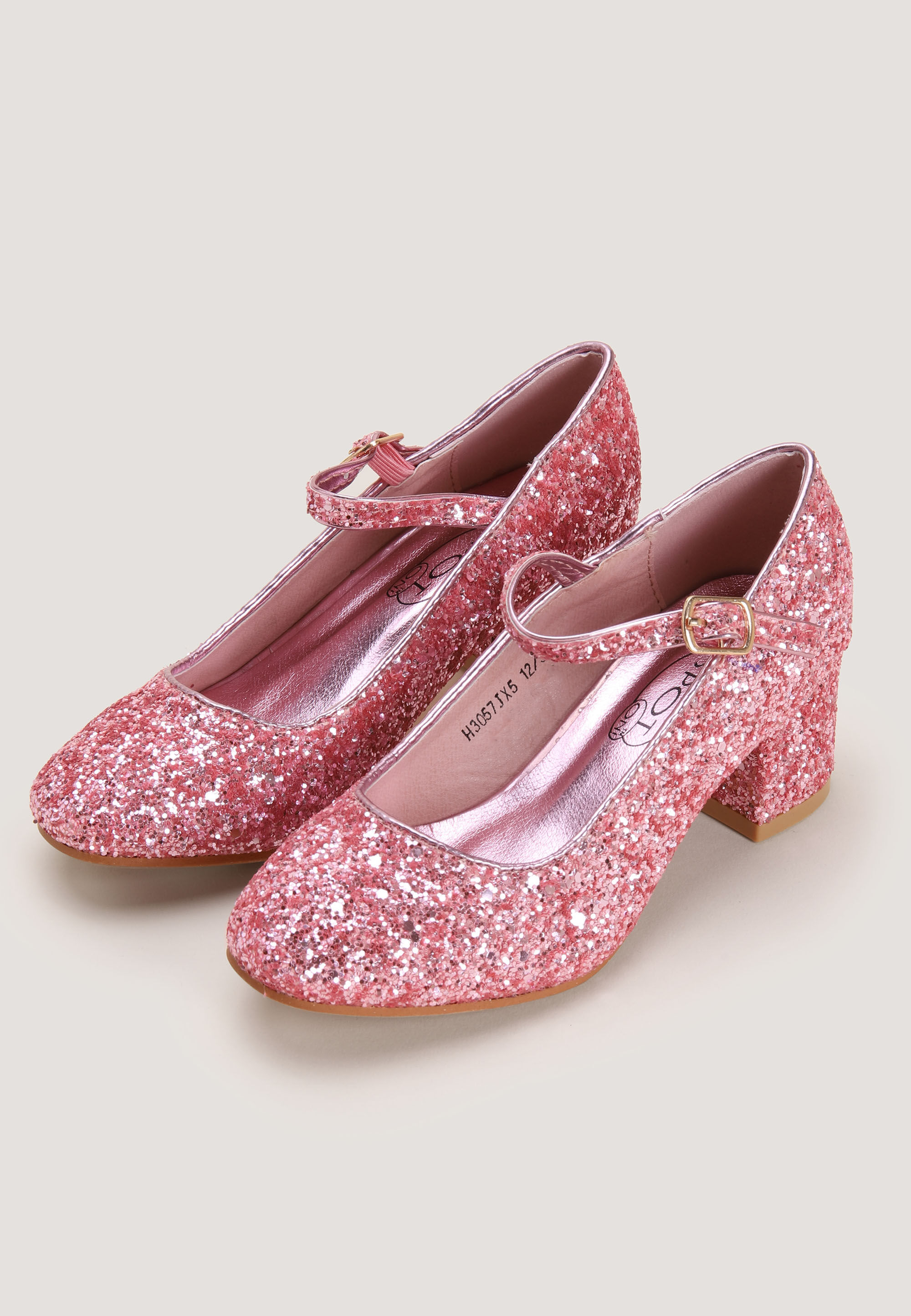 Pink sparkly heels sales