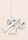 Womens Silver Bow Charm Necklace