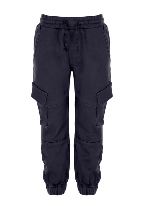 Younger Boys Dark Blue Combat Trousers